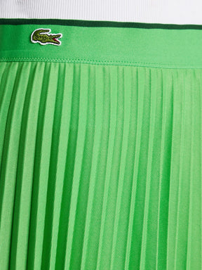 saia curta de tênis com aplique de logotipo