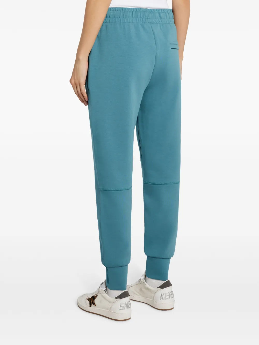 calças com aplique de logotipo