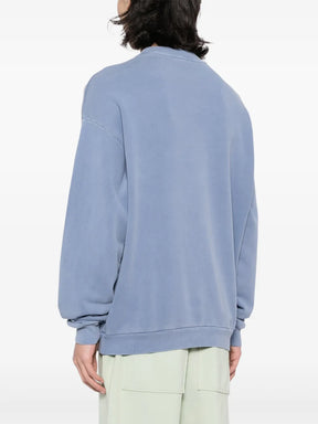 Casaco azul lilás com patch de logo