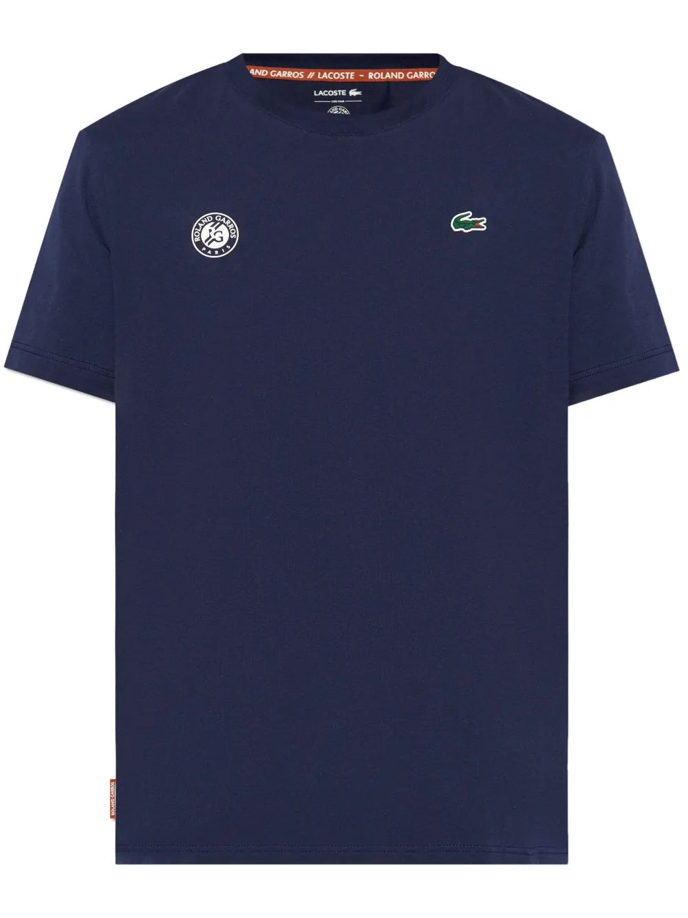 T-shirt collab Roland Garros de algodão azul escura