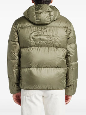 Casaco verde olivia claro matelassê com patch de logo