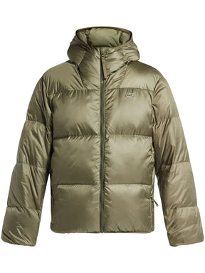 Casaco verde olivia claro matelassê com patch de logo