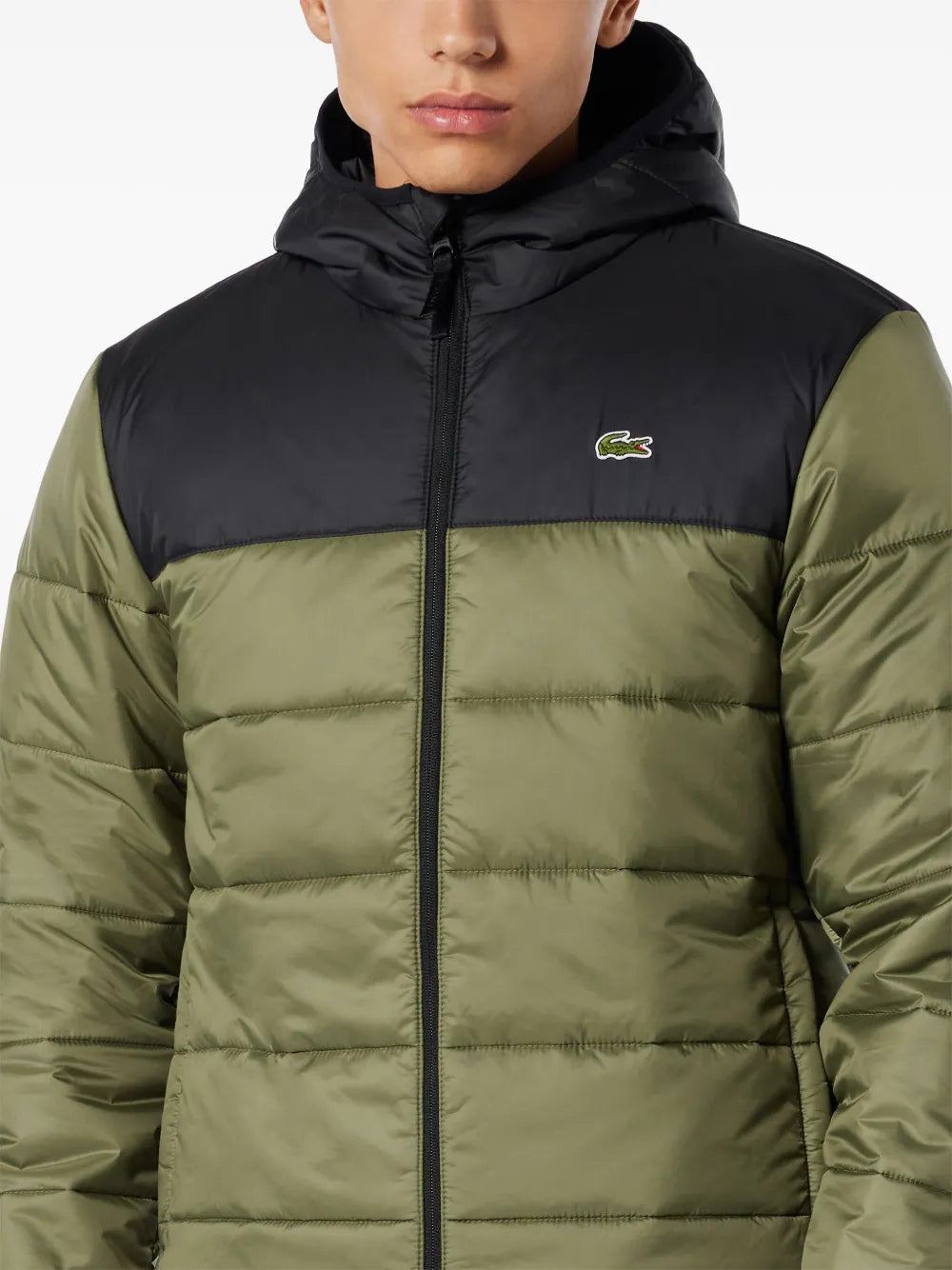 Casaco verde/preto matelassê