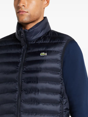 Colete matelassê com zíper