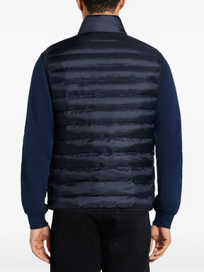 Colete matelassê com zíper