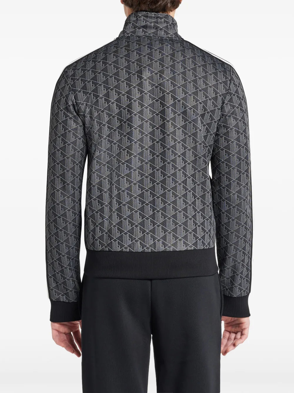 Casaco com zíper e monograma Paris