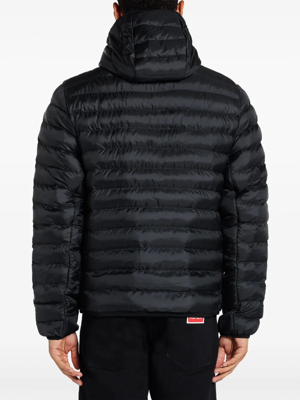 Casaco preto matelassê impermeável