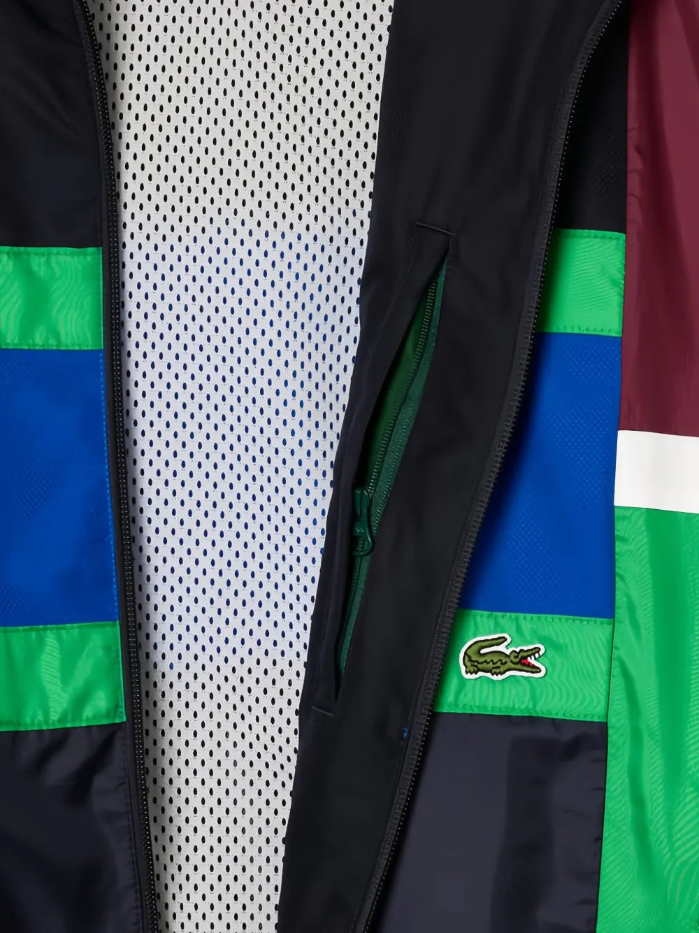 Casaco esportivo color block