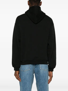 Casaco preto com patch de crocodilo