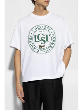 T-shirt com estampa de logo