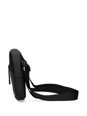 Bolsa tiracolo pequena com zíper