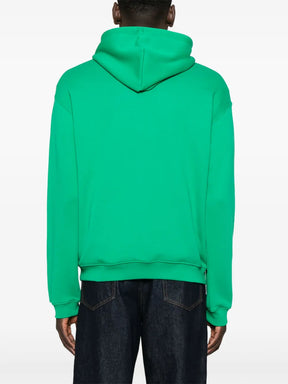 Casaco verde gama com patch de crocodilo