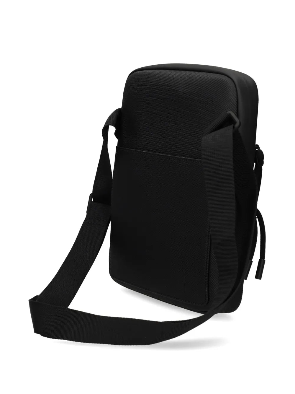 Bolsa tiracolo com logo bordado