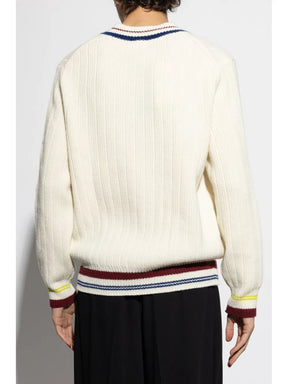 Sweet de lã com patch Crocodile