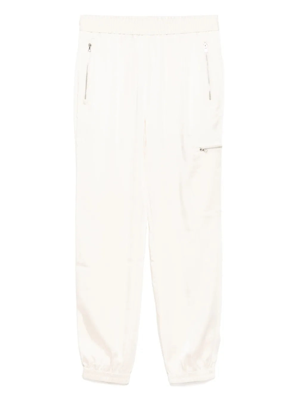 calças com bolso e zíper