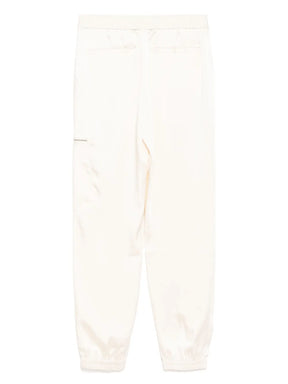 calças com bolso e zíper