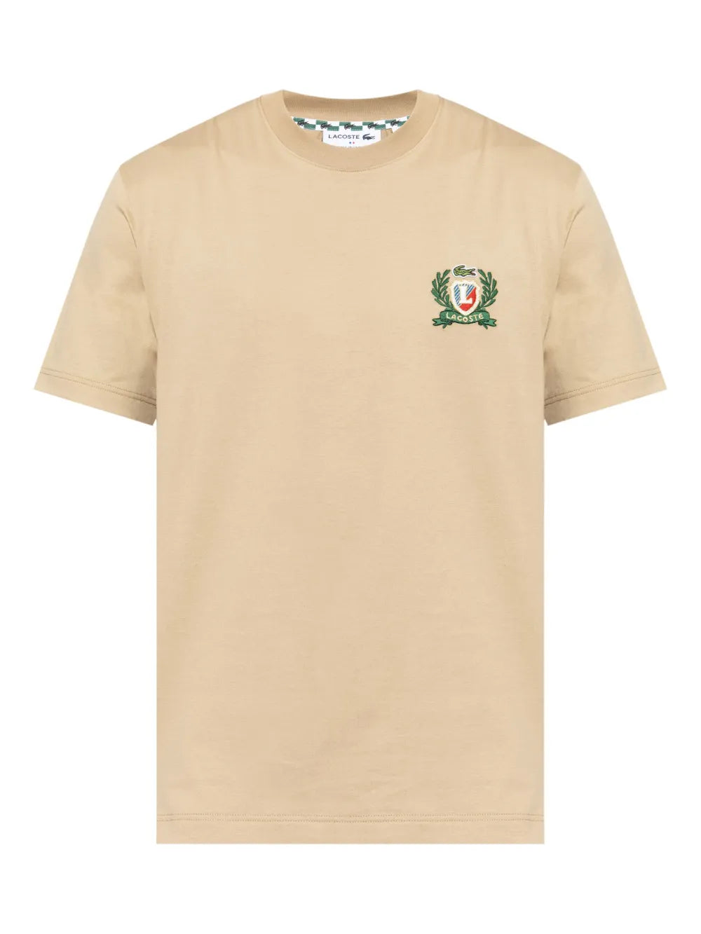 T-shirt com emblema bordado