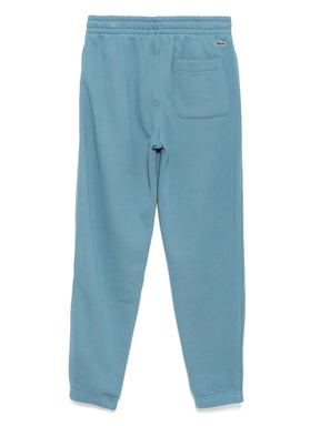 calças com logotipo em relevo