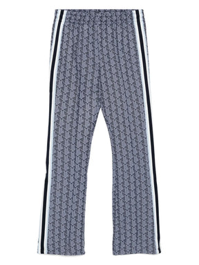 calças boca de sino com monograma