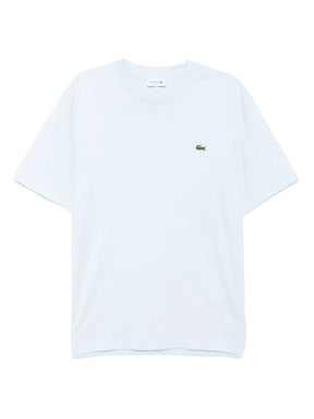 T-shirt de algodão com patch de logo