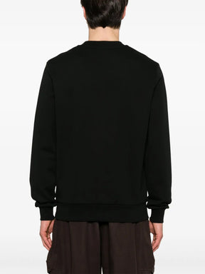 Sweet preta de algodão com logo