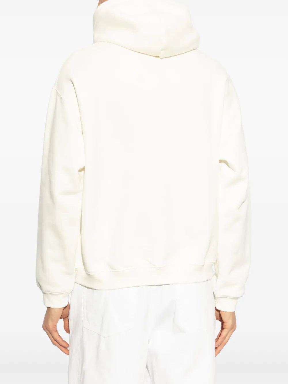 Casaco branco com patch de crocodilo