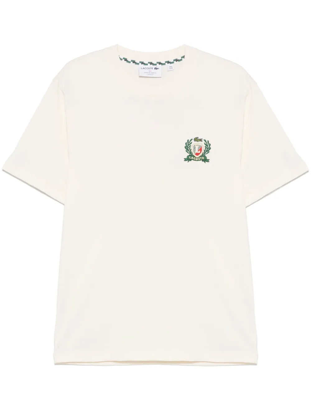 T-shirt com emblema bordado
