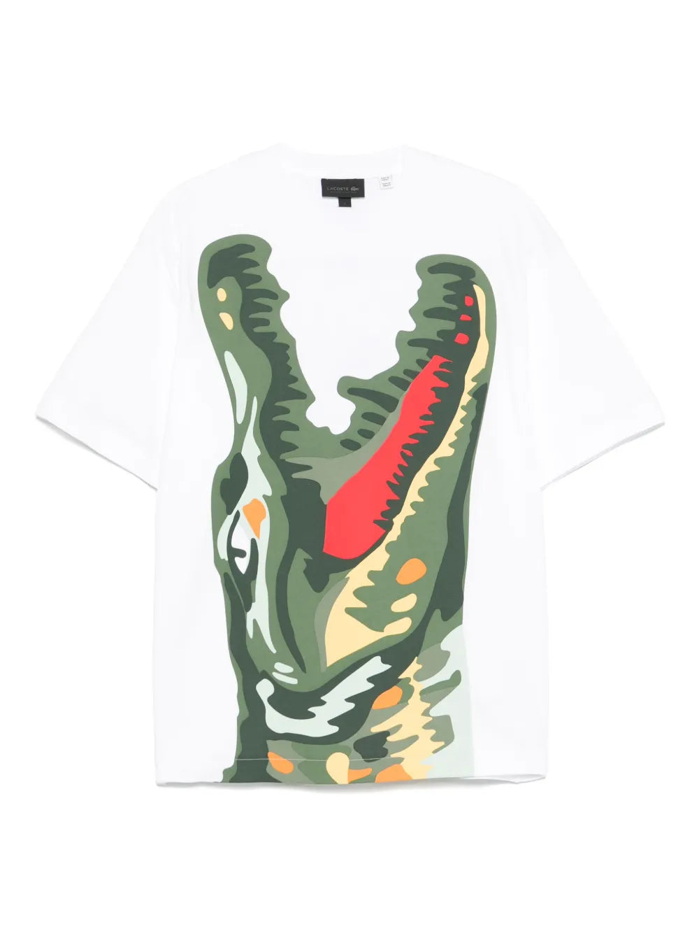 T-shirt com estampa de crocodilo