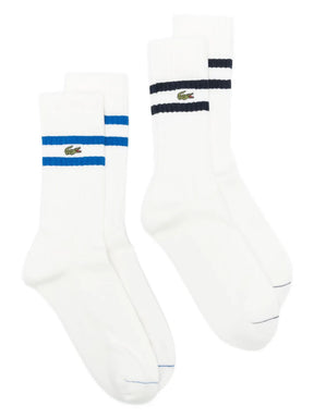 Kit 2 pares de meias com logo