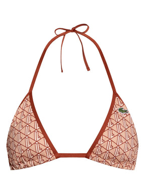 top de biquíni estampado