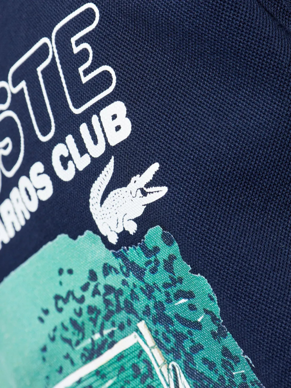 Casaco collab x Roland Garros com estampa gráfica