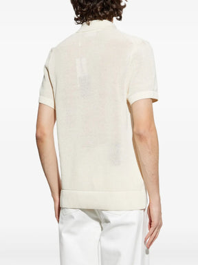 Camisa polo texturizada