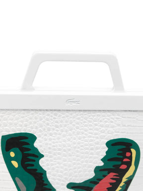 Bolsa tote com estampa de crocodilo