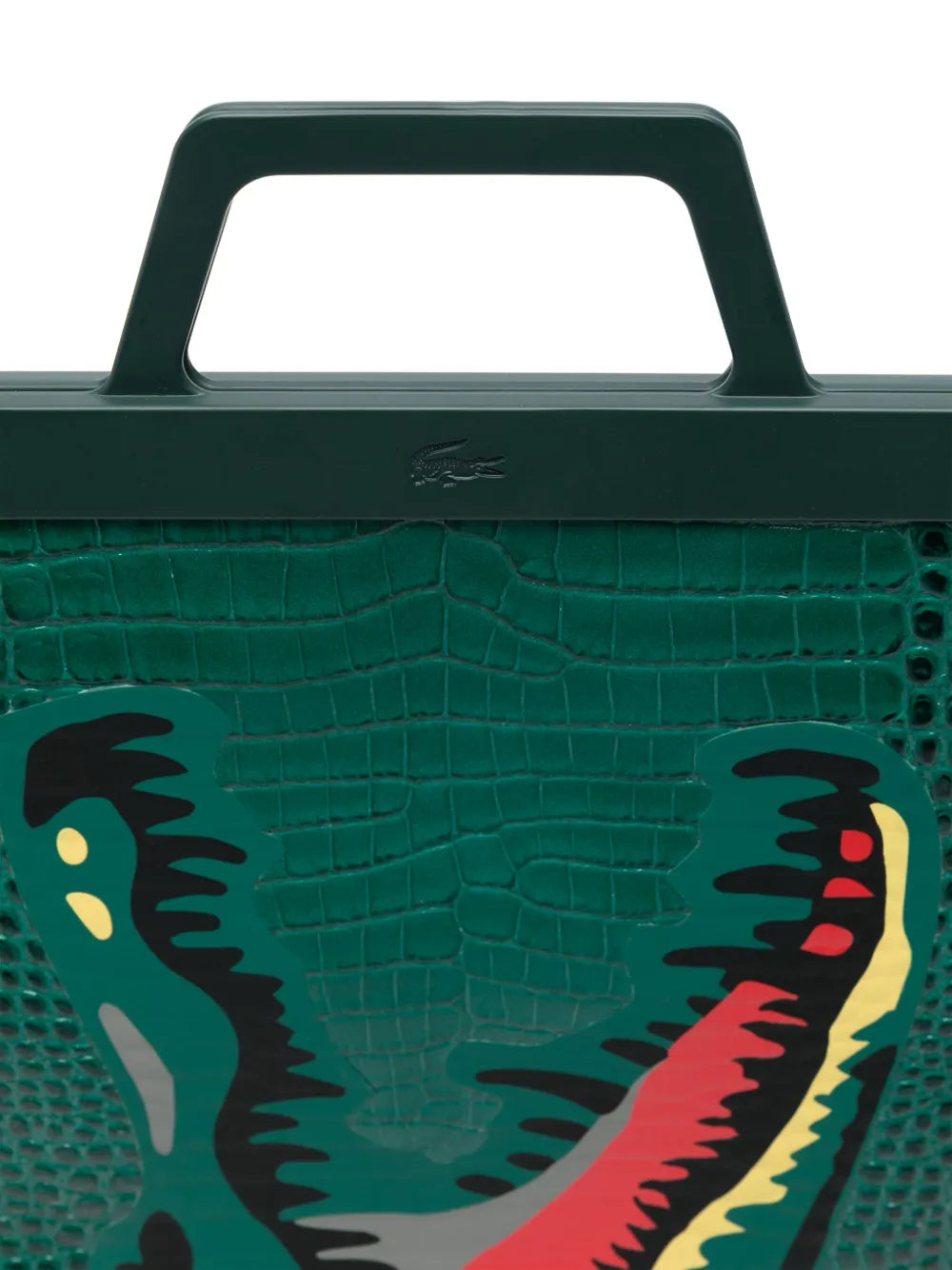 Bolsa tote com estampa de crocodilo