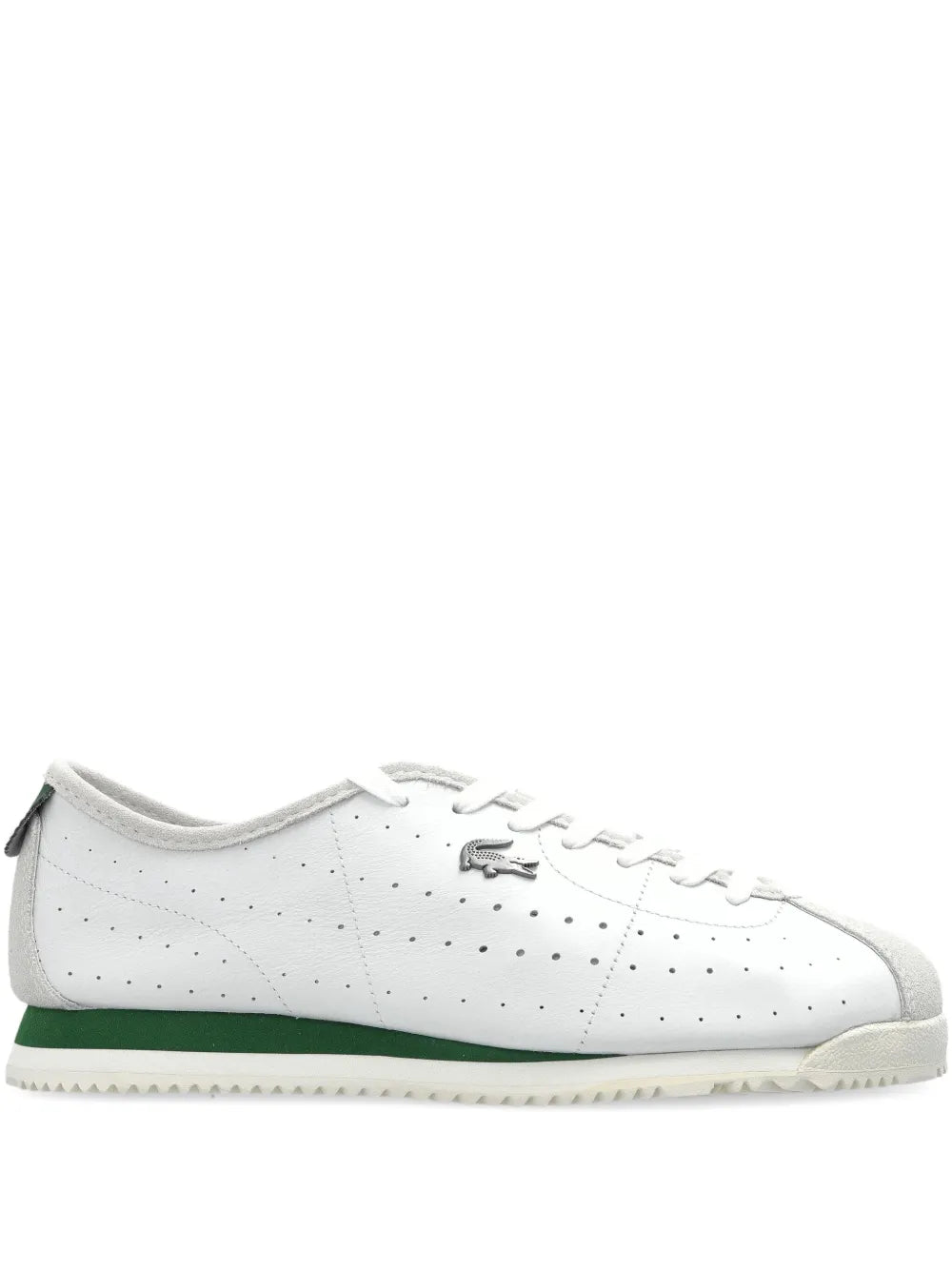 Lacoste Tênis cano baixo Club-Low com perfurações