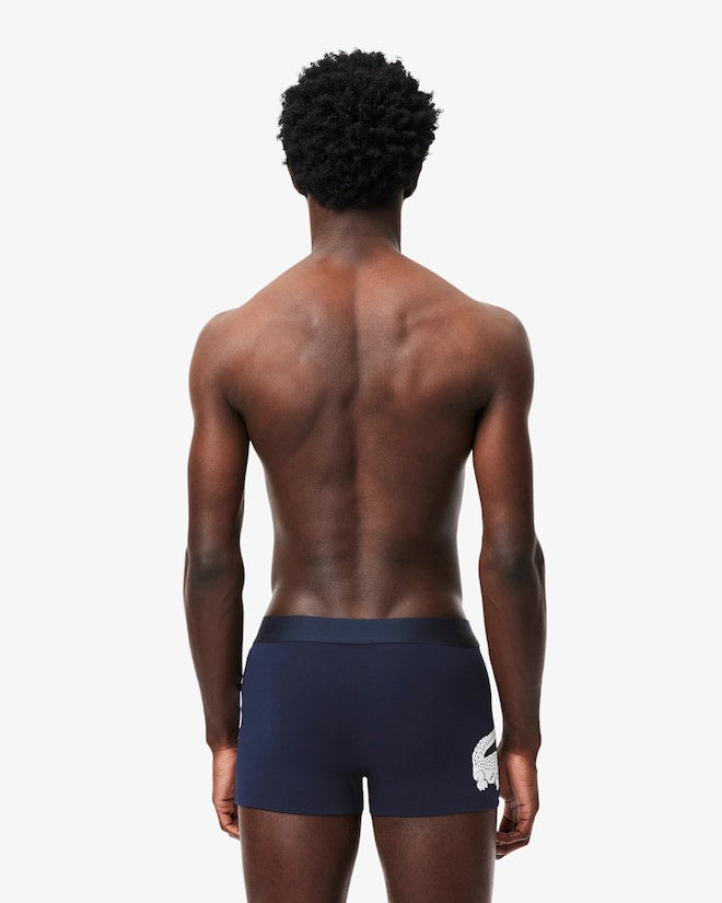 Pacote com 3 cuecas de algodão elástico