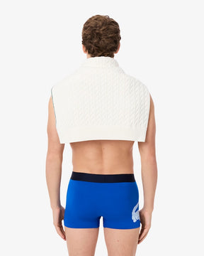 Pacote com 3 cuecas de algodão elástico