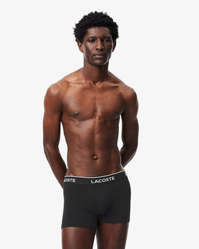 Pacote com 3 cuecas de algodão elástico