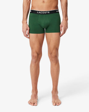 Pacote com 3 cuecas de algodão elástico