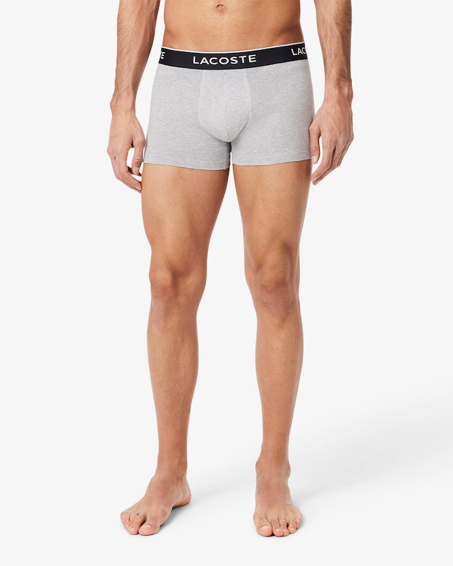 Pacote com 3 cuecas de algodão elástico