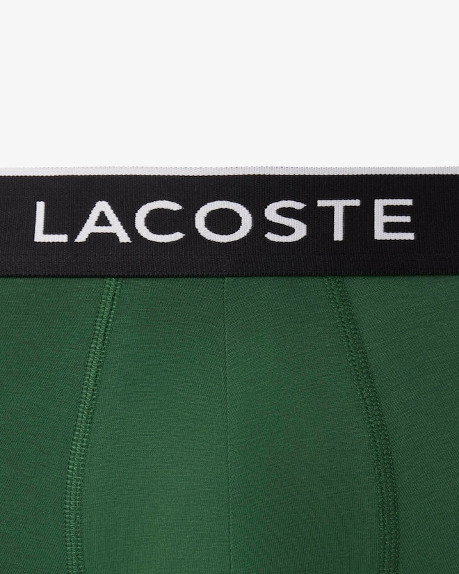 Pacote com 3 cuecas de algodão elástico