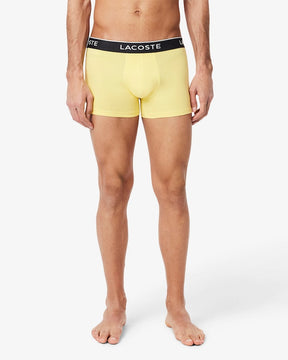 Pacote com 3 cuecas de algodão elástico