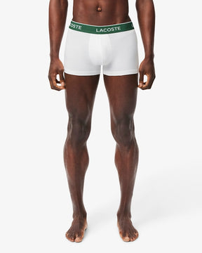 Pacote com 3 cuecas de algodão elástico