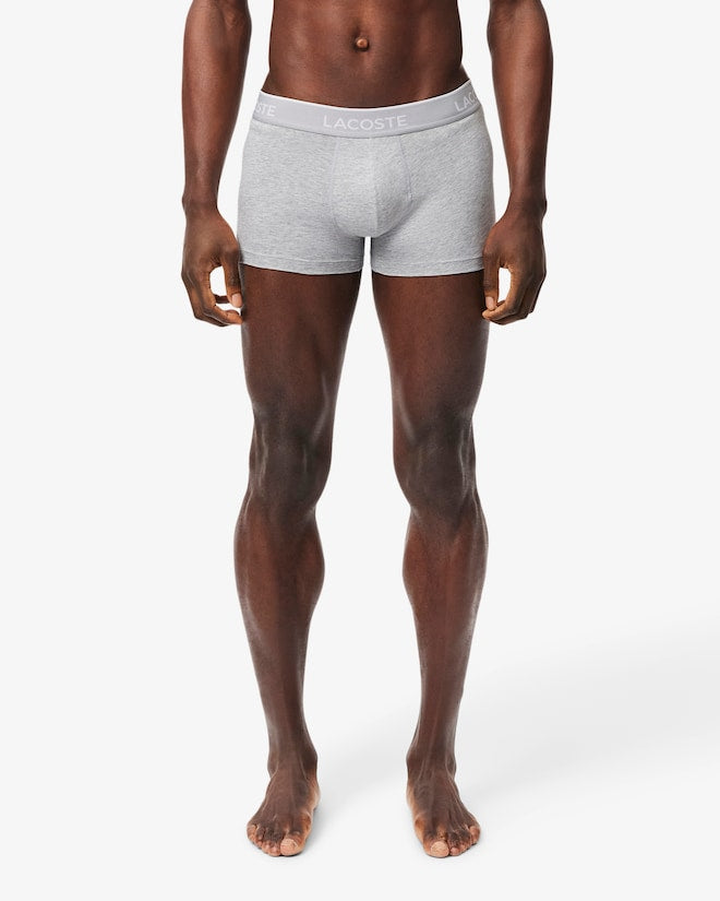 Pacote com 3 cuecas de algodão elástico