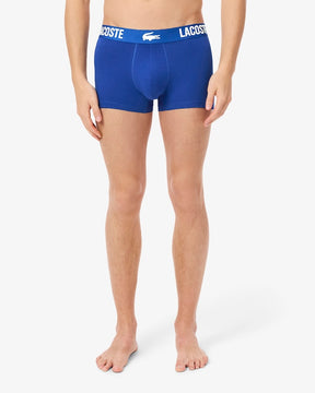 Pacote com 3 cuecas de algodão elástico