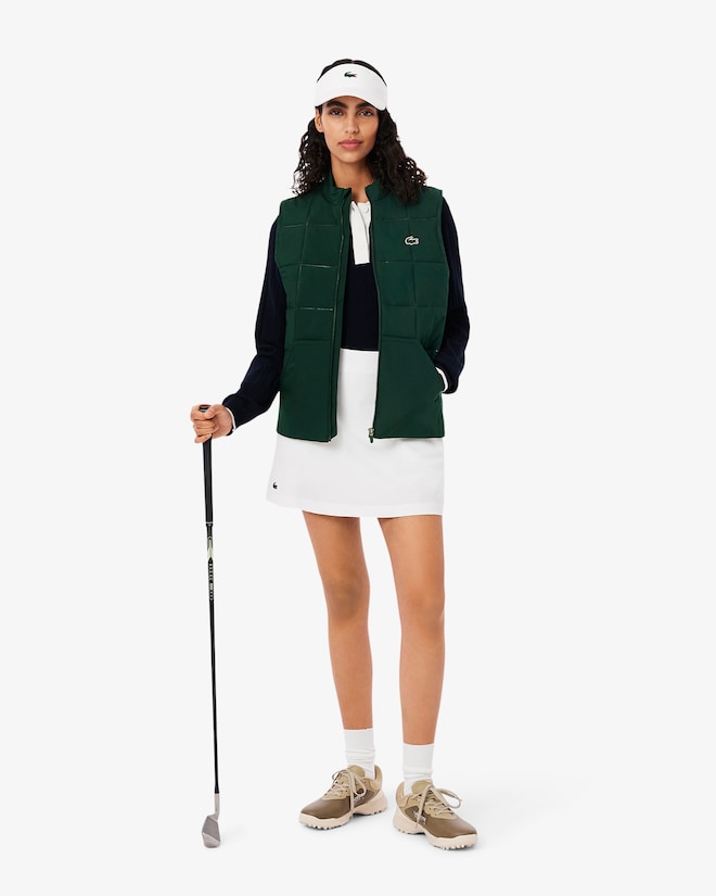 Colete de golfe repelente à água com proteção UV