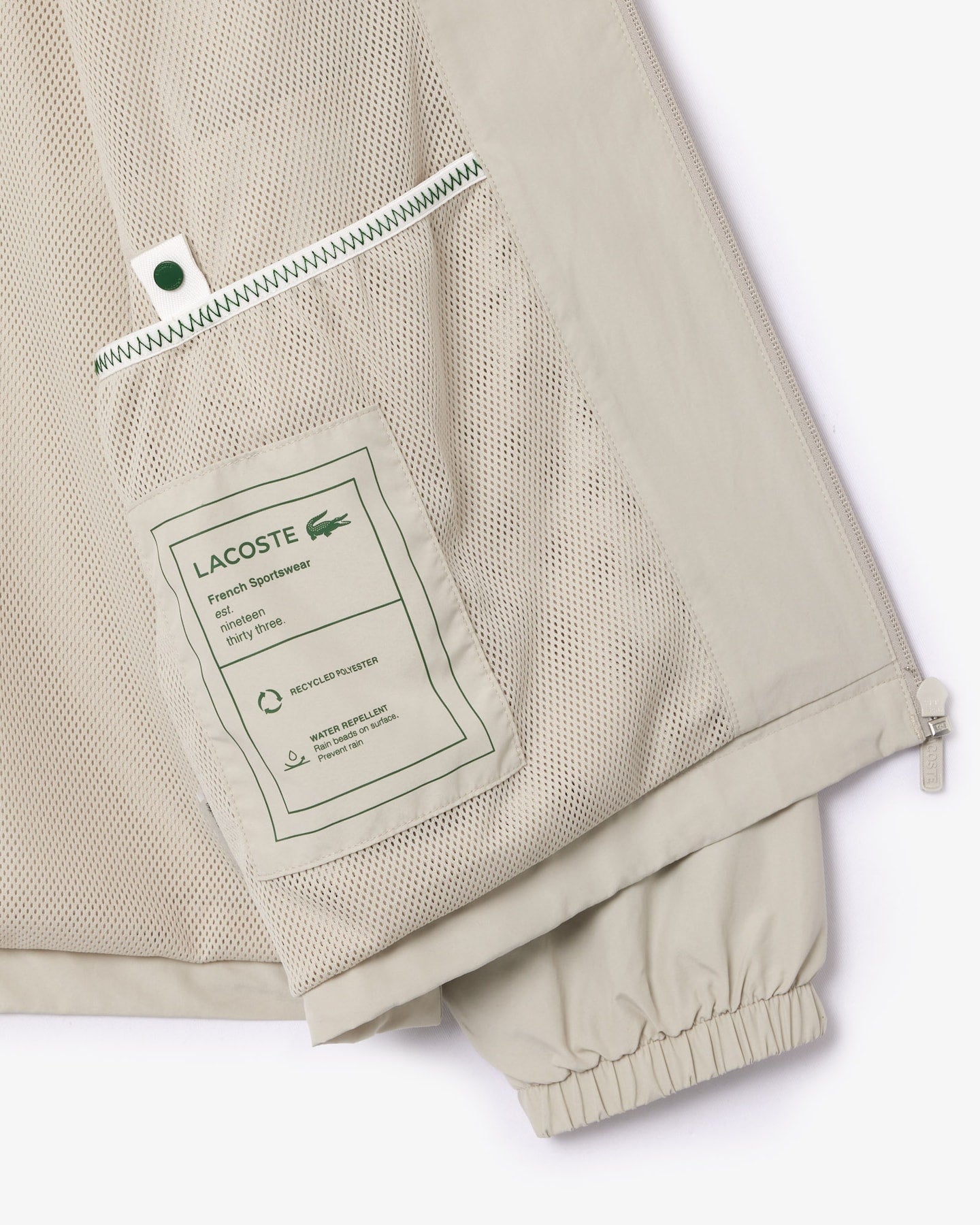 Casaco desportiva com capuz removível