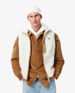 Colete de pele de carneiro