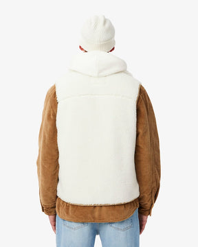 Colete de pele de carneiro