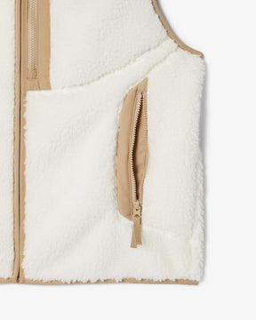 Colete de pele de carneiro